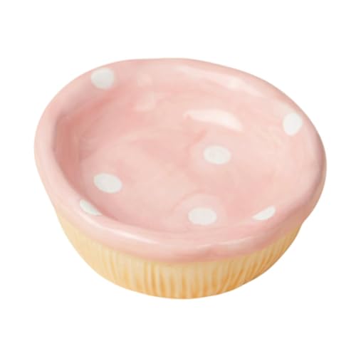 Baoblaze Hamster Keramikschale, Pilzwasserschale Hamster liefert leicht zu reinigende Kleintier -Fütterungsschale Meerschweinchenschale für Hamster, Pilz von Baoblaze