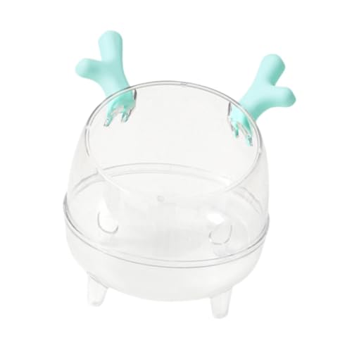 Baoblaze Hamster Sandbadewanne, kleine tierische Dusche Versteck Duschenbad transparent Sandbad Schachtel Hamster Toilette für Mäuse Hamster Gerbil, Blau von Baoblaze