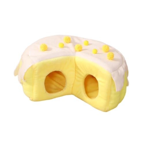 Baoblaze Hamster-Warmnest, Hamster-Schlafnest, gemütliches Winter-Meerschweinchen-Haus, Käfignest für Ratten, Zuckergleiter, Igel, Chinchillas, M von Baoblaze