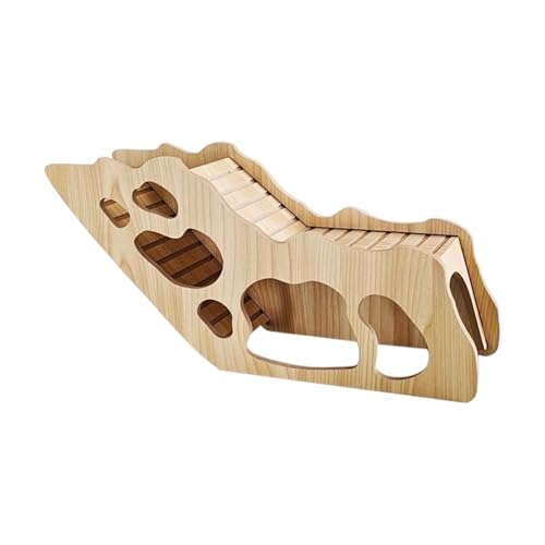 Baoblaze Hamsterhaus und Lebensraum, waschbares Hamsterversteck, Kaukäfigspielzeug, Lebensraumdekor, Schloss für kleine Haustiere, Heimversteck für kleine, Style B von Baoblaze