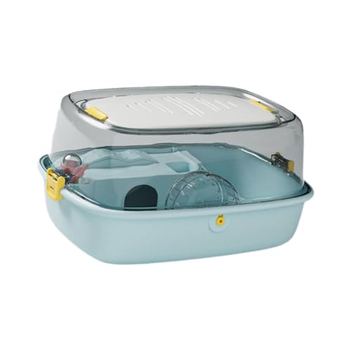 Baoblaze Hamsterkäfig, Hamsterhabitat, atmungsaktive Belüftung, mit Wasserflasche, zu öffnendes Oberhaus für Kurzkopfgleitbeutler, Mäuse, Rennmäuse, Blau Baoblaze Hamsterkäfig, Hamsterhabitat, atmungsaktive Belüftung, mit Wasserflasche, zu öffnendes Oberhaus für Kurzkopfgleitbeutler, Mäuse, Rennmäuse, Blau von Baoblaze