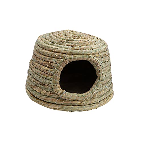 Baoblaze Handgefertigtes Kaninchen-, Bett, Haustier, Stroh, Unterschlupf, Nest, Cottage, Spielhaus, Hütte, Versteck, Kauspielzeug für Meerschweinchen, KLEIN Baoblaze Handgefertigtes Kaninchen-, Bett, Haustier, Stroh, Unterschlupf, Nest, Cottage, Spielhaus, Hütte, Versteck, Kauspielzeug für Meerschweinchen, KLEIN von Baoblaze