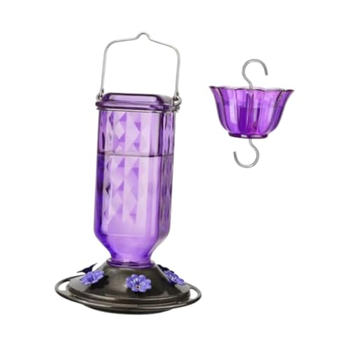 Baoblaze Hanging für Wasserspender im Freien Vogelkapazität Gartenverzierung für Garten Innenhof, Lila von Baoblaze