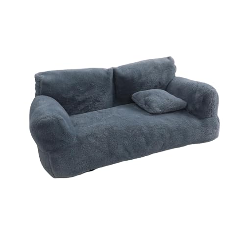 Baoblaze Haustier-, Katzenbett, rutschfest, weiches Dekor, Plüsch, modisch, waschbar, für Hauskatzen, Plüsch, Hunde-/Katzen-/Haustiercouch für Katzen, Dunkelgrau M Baoblaze Haustier-, Katzenbett, rutschfest, weiches Dekor, Plüsch, modisch, waschbar, für Hauskatzen, Plüsch, Hunde-/Katzen-/Haustiercouch für Katzen, Dunkelgrau M von Baoblaze