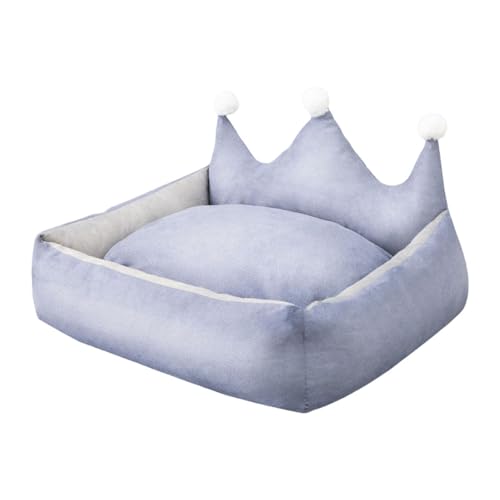 Baoblaze Haustier-Katzen-Hundebett, Hundesofa, Bettcouch, gemütliche Hundehütte, waschbare Katzenbetten für Hauskatzen, Haustier-Schlafbett für große, Grau, S Baoblaze Haustier-Katzen-Hundebett, Hundesofa, Bettcouch, gemütliche Hundehütte, waschbare Katzenbetten für Hauskatzen, Haustier-Schlafbett für große, Grau, S von Baoblaze