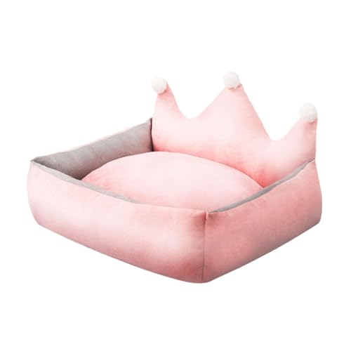Baoblaze Haustier-Katzen-Hundebett, Hundesofa, Bettcouch, gemütliche Hundehütte, waschbare Katzenbetten für Hauskatzen, Haustier-Schlafbett für große, Rosa, S Baoblaze Haustier-Katzen-Hundebett, Hundesofa, Bettcouch, gemütliche Hundehütte, waschbare Katzenbetten für Hauskatzen, Haustier-Schlafbett für große, Rosa, S von Baoblaze