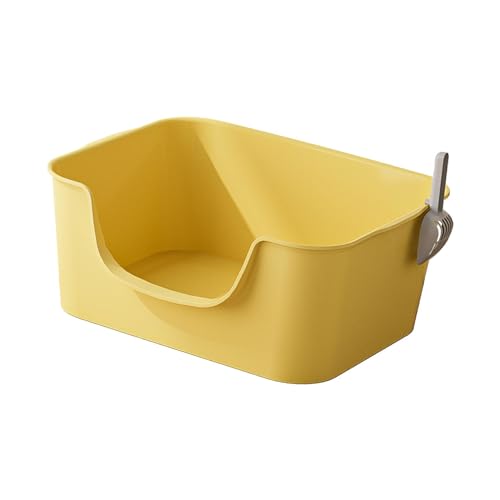 Baoblaze Haustier-Katzentoilette, Katzentoilette, Anti-Spritzen, Bettpfanne, Haustier-Reinigungswerkzeug, Haustier-Katzen-Toilette, Sandkasten, Gelb Baoblaze Haustier-Katzentoilette, Katzentoilette, Anti-Spritzen, Bettpfanne, Haustier-Reinigungswerkzeug, Haustier-Katzen-Toilette, Sandkasten, Gelb von Baoblaze