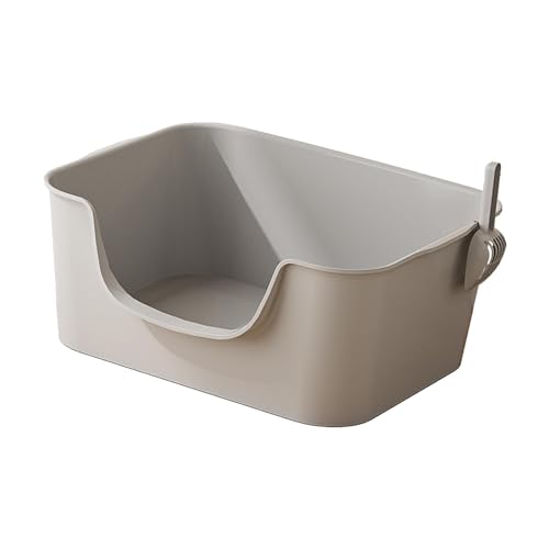 Baoblaze Haustier-Katzentoilette, Katzentoilette, Anti-Spritzen, Bettpfanne, Haustier-Reinigungswerkzeug, Haustier-Katzen-Toilette, Sandkasten, grau Baoblaze Haustier-Katzentoilette, Katzentoilette, Anti-Spritzen, Bettpfanne, Haustier-Reinigungswerkzeug, Haustier-Katzen-Toilette, Sandkasten, grau von Baoblaze