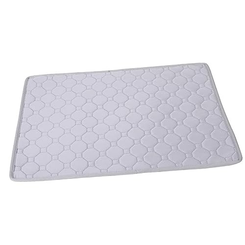 Baoblaze Haustier-Kühlmatte für Katzen, Hunde, Kühlkissen, bequem, für Welpen, kühles Haustier-Pad, Kühldecke, Schlafbett, für draußen, Reisen, Autos, 50 cm x 60 cm von Baoblaze