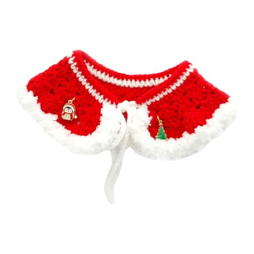 Baoblaze Haustier-Strickschal, strickende Katzenhalsbänder, Kätzchen-Halskettenschal, verstellbare Haustierhalsbänder für kleine, mittelgroße Katzen und Hunde, rot M Baoblaze Haustier-Strickschal, strickende Katzenhalsbänder, Kätzchen-Halskettenschal, verstellbare Haustierhalsbänder für kleine, mittelgroße Katzen und Hunde, rot M von Baoblaze