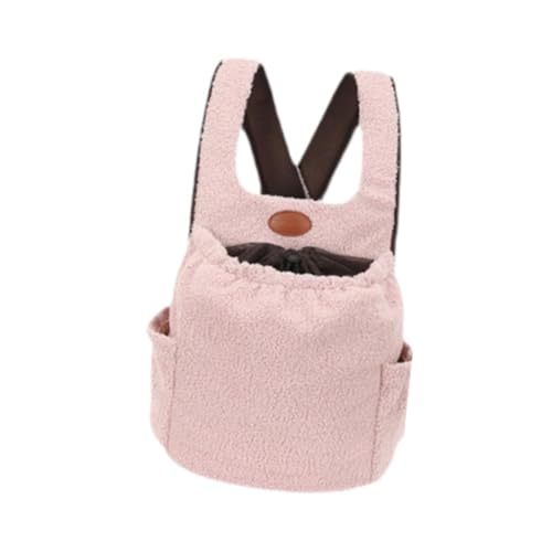 Baoblaze Haustier-Tragerucksack, Hunde-Brusttasche, Reisetasche, Neuheit, atmungsaktiv, tragbar, Haustier-Tragetasche, Katzen-Tragetasche für Spaziergänge im, Rosa von Baoblaze