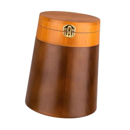 Baoblaze Haustier Urne Memorial Aschehalter Holz Retain Memories Container Jar Begräbnis Andenken Andenken Einäscherung Urne für Welpenkatze Katze Hunde von Baoblaze