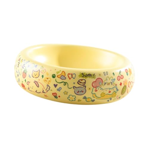 Baoblaze Haustierfutterschale, Stilvolles Design, für Hunde Und Katzen, gelb einzeln Baoblaze Haustierfutterschale, Stilvolles Design, für Hunde Und Katzen, gelb einzeln von Baoblaze