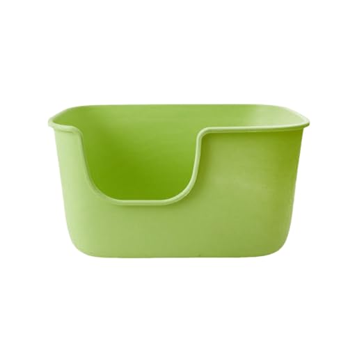 Baoblaze Hochseitige Katzentoiletten, Katzentoiletten, spritzwassergeschützt, Heimtierbedarf, Katze, kleine Hunde, Bettpfanne, Töpfchen, Toilette für Kätzchen, Grün Baoblaze Hochseitige Katzentoiletten, Katzentoiletten, spritzwassergeschützt, Heimtierbedarf, Katze, kleine Hunde, Bettpfanne, Töpfchen, Toilette für Kätzchen, Grün von Baoblaze