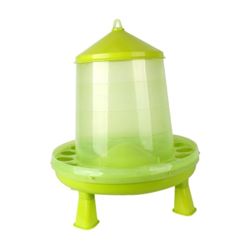 Baoblaze Hühnerfutterspender, Geflügelfutterspender, zu befüllen, mit Mehreren Öffnungen, Futtereimer für Enten, kleine und mittelgroße Vögel, Hähne, Style C von Baoblaze