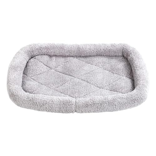 Baoblaze Hunde-/Katzenmatte, Kissen, Polster, kleine Hunde, Kätzchen, Bequeme kleine Tier-Schlafmatte, Zwinger für Nest, Bett, Boden, Haustierträger, Sofa, grau von Baoblaze