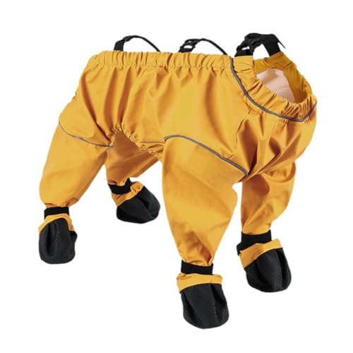 Baoblaze Hunde-Regenmantel mit Kapuze, Hunde-Regenjacke, Leichter Hundemantel, wasserdichte Haustierkleidung, Regenponcho für Reisen mit mittelgroßen und, Gelb XL Baoblaze Hunde-Regenmantel mit Kapuze, Hunde-Regenjacke, Leichter Hundemantel, wasserdichte Haustierkleidung, Regenponcho für Reisen mit mittelgroßen und, Gelb XL von Baoblaze