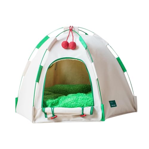 Baoblaze Hundebett, Tipi, Haustiere, Tipi, Haustierzubehör, tragbares, wasserdichtes Kätzchenzelt, Katzenhaus für Kleintiere, Kätzchen, kleine Hunde, Strand, mit Pad Baoblaze Hundebett, Tipi, Haustiere, Tipi, Haustierzubehör, tragbares, wasserdichtes Kätzchenzelt, Katzenhaus für Kleintiere, Kätzchen, kleine Hunde, Strand, mit Pad von Baoblaze