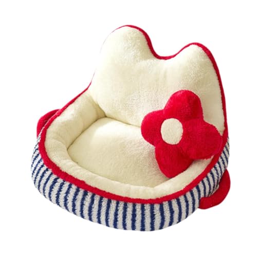 Baoblaze Hundebett, waschbar, Hundecouch, für den Innenbereich, Katzenhütte, warm, weich, flauschig, Hundesofa, Haustierbett für Welpen, kleine Hunde, L Baoblaze Hundebett, waschbar, Hundecouch, für den Innenbereich, Katzenhütte, warm, weich, flauschig, Hundesofa, Haustierbett für Welpen, kleine Hunde, L von Baoblaze