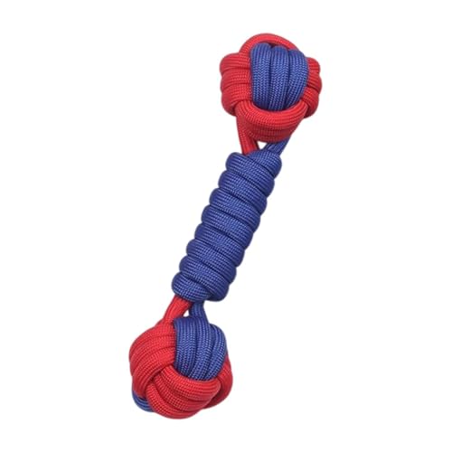 Baoblaze Hundeknottespielzeug Kautspielzeug tragbarer beißendes leichtes Ball Knoten Seil -Hundespielzeug, hartes Hund Spielzeug für Welpen, 24cmx6cm Blau Rot Baoblaze Hundeknottespielzeug Kautspielzeug tragbarer beißendes leichtes Ball Knoten Seil -Hundespielzeug, hartes Hund Spielzeug für Welpen, 24cmx6cm Blau Rot von Baoblaze