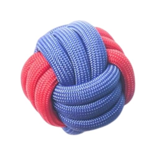 Baoblaze Hundeknottespielzeug Kautspielzeug tragbarer beißendes leichtes Ball Knoten Seil -Hundespielzeug, hartes Hund Spielzeug für Welpen, 6 cm Blau Rot Baoblaze Hundeknottespielzeug Kautspielzeug tragbarer beißendes leichtes Ball Knoten Seil -Hundespielzeug, hartes Hund Spielzeug für Welpen, 6 cm Blau Rot von Baoblaze