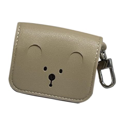 Baoblaze Hundekotbeutelhalter mit Leinenclip, Reißverschluss, Beutel, Haustierbeutelspender Poo Sack für Park Walking Travel, Khaki von Baoblaze