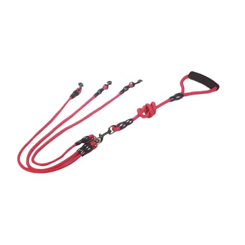 Baoblaze Hundeleine, Seil, Hundeleinen-Koppler, Laufen, verstellbare Länge, Leinengürtel, Leinenteiler, Mehrfach-Hundeleine für große und mittelgroße Hunde, EIN bis DREI S Baoblaze Hundeleine, Seil, Hundeleinen-Koppler, Laufen, verstellbare Länge, Leinengürtel, Leinenteiler, Mehrfach-Hundeleine für große und mittelgroße Hunde, EIN bis DREI S von Baoblaze
