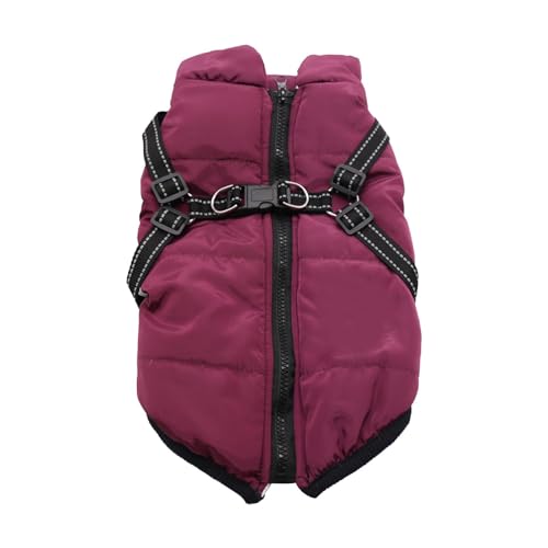 Baoblaze Hundemantel mit Geschirr, Kleidung für kleine Hunde, weich, dick, atmungsaktiv, wasserdicht, Schutz mit Reißverschluss, Hundejacke, Weste für Hunde, L Baoblaze Hundemantel mit Geschirr, Kleidung für kleine Hunde, weich, dick, atmungsaktiv, wasserdicht, Schutz mit Reißverschluss, Hundejacke, Weste für Hunde, L von Baoblaze