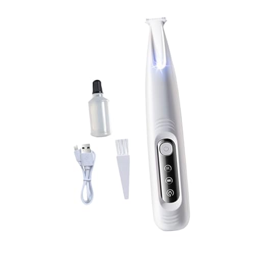 Baoblaze Hundeschermaschine zur Fellpflege von Haustieren, Pfotenschneider, tragbar, mit LED-Leuchten, wasserdicht, Hundepflegeset, elektrischer, Pfotentrimmer Baoblaze Hundeschermaschine zur Fellpflege von Haustieren, Pfotenschneider, tragbar, mit LED-Leuchten, wasserdicht, Hundepflegeset, elektrischer, Pfotentrimmer von Baoblaze