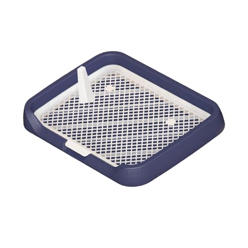 Baoblaze Hundetöpfchen-Tablett für den Innenbereich, Netz-Trainingstoiletten-Töpfchen-Tablett, wiederverwendbarer Welpen-PIPI-Pad-Halter für große Welpen, Blau Baoblaze Hundetöpfchen-Tablett für den Innenbereich, Netz-Trainingstoiletten-Töpfchen-Tablett, wiederverwendbarer Welpen-PIPI-Pad-Halter für große Welpen, Blau von Baoblaze