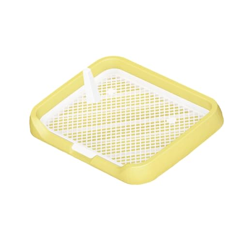 Baoblaze Hundetöpfchen-Tablett für den Innenbereich, Netz-Trainingstoiletten-Töpfchen-Tablett, wiederverwendbarer Welpen-PIPI-Pad-Halter für große Welpen, Gelb Baoblaze Hundetöpfchen-Tablett für den Innenbereich, Netz-Trainingstoiletten-Töpfchen-Tablett, wiederverwendbarer Welpen-PIPI-Pad-Halter für große Welpen, Gelb von Baoblaze