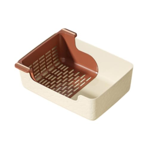 Baoblaze Hundetoilette, Katzentoilette, erhöhter Rand, tiefes Haustierzubehör, stabile Haustier-PIPI-Toilette, Hundetöpfchenunterlage für Kätzchen im Freien, Beige Baoblaze Hundetoilette, Katzentoilette, erhöhter Rand, tiefes Haustierzubehör, stabile Haustier-PIPI-Toilette, Hundetöpfchenunterlage für Kätzchen im Freien, Beige von Baoblaze