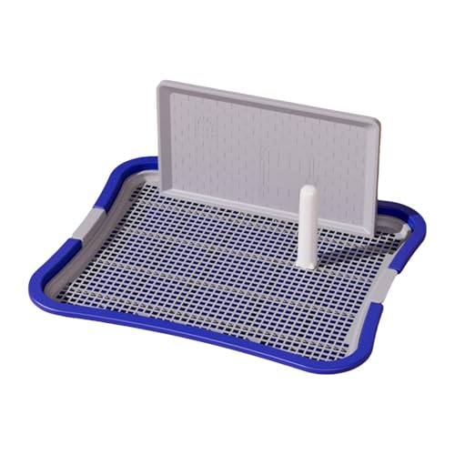 Baoblaze Hundetoilette Haustier Welpe Training Töpfchen mit Schutz Wandmaschelpelte Pan Hunde Töpfchen für Wohnung im Freien im Freien Kätzchen, Groß Blau Baoblaze Hundetoilette Haustier Welpe Training Töpfchen mit Schutz Wandmaschelpelte Pan Hunde Töpfchen für Wohnung im Freien im Freien Kätzchen, Groß Blau von Baoblaze