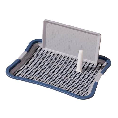 Baoblaze Hundetoilette Haustier Welpe Training Töpfchen mit Schutz Wandmaschelpelte Pan Hunde Töpfchen für Wohnung im Freien im Freien Kätzchen, Groß Dunkelblau Baoblaze Hundetoilette Haustier Welpe Training Töpfchen mit Schutz Wandmaschelpelte Pan Hunde Töpfchen für Wohnung im Freien im Freien Kätzchen, Groß Dunkelblau von Baoblaze