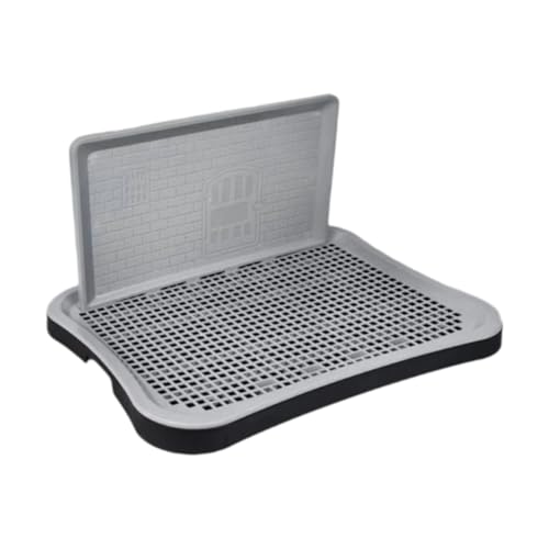 Baoblaze Indoor-Hundetoilette, Pinkelunterlagehalter, Urinalgitter, tragbare Hundetoilette, Trainingstoilette für kleine und mittelgroße Hunde, Hamster, Schwarzgrau Baoblaze Indoor-Hundetoilette, Pinkelunterlagehalter, Urinalgitter, tragbare Hundetoilette, Trainingstoilette für kleine und mittelgroße Hunde, Hamster, Schwarzgrau von Baoblaze