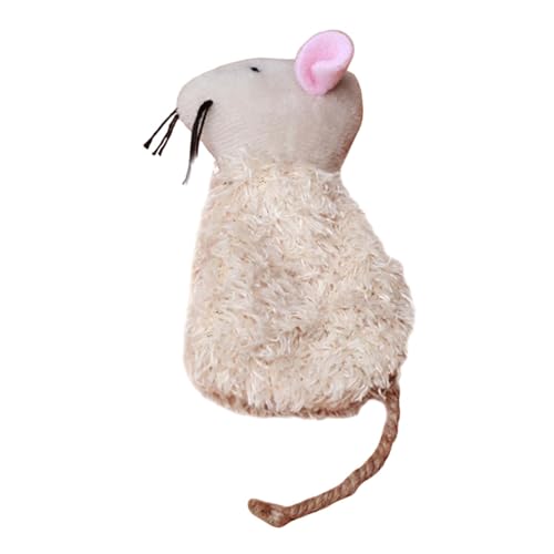 Baoblaze Interaktive Maus-Plüschkissen, Plüsch-Katzenspielzeug, Stofftier, Maus-Kratzbiss-Kauspielzeug für kleine und mittelgroße Hunde Baoblaze Interaktive Maus-Plüschkissen, Plüsch-Katzenspielzeug, Stofftier, Maus-Kratzbiss-Kauspielzeug für kleine und mittelgroße Hunde von Baoblaze