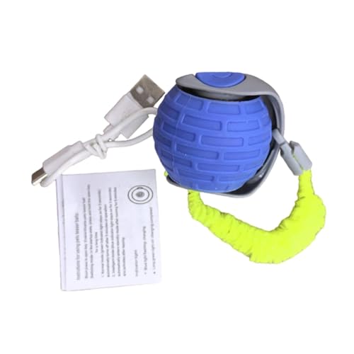 Baoblaze Interaktiver Katzenspielzeugball, automatisch bewegliches Ballspielzeug, selbstspielendes Katzenrollballspielzeug für Hauskatzen, Blau Baoblaze Interaktiver Katzenspielzeugball, automatisch bewegliches Ballspielzeug, selbstspielendes Katzenrollballspielzeug für Hauskatzen, Blau von Baoblaze