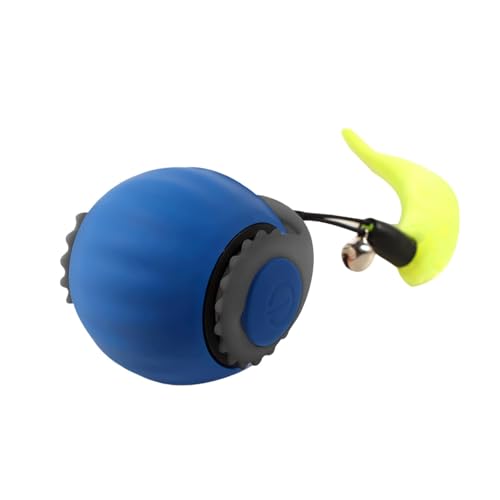 Baoblaze Interaktiver Katzenspielzeugball, beweglicher Ball mit Licht, Leichter, intelligenter, lustiger rollender Ball, Sprintball für Haustiere, Kätzchen, Blau Baoblaze Interaktiver Katzenspielzeugball, beweglicher Ball mit Licht, Leichter, intelligenter, lustiger rollender Ball, Sprintball für Haustiere, Kätzchen, Blau von Baoblaze