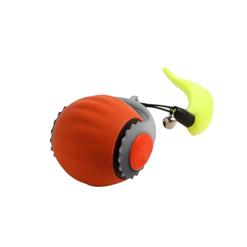 Baoblaze Interaktiver Katzenspielzeugball, beweglicher Ball mit Licht, Leichter, intelligenter, lustiger rollender Ball, Sprintball für Haustiere, Kätzchen, Orange Baoblaze Interaktiver Katzenspielzeugball, beweglicher Ball mit Licht, Leichter, intelligenter, lustiger rollender Ball, Sprintball für Haustiere, Kätzchen, Orange von Baoblaze