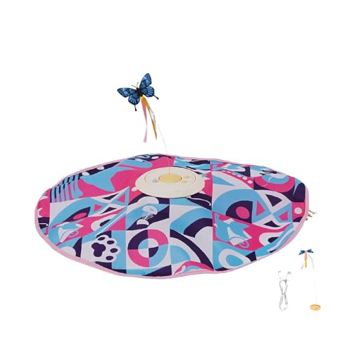 Baoblaze Interaktiver Katzenspielzeugkatze Teaser -Spielzeug, Spaß, 3 Modi und Leichtgewicht für Innenkatzen automatisch für Kitty Cat Indoor Pet Baoblaze Interaktiver Katzenspielzeugkatze Teaser -Spielzeug, Spaß, 3 Modi und Leichtgewicht für Innenkatzen automatisch für Kitty Cat Indoor Pet von Baoblaze