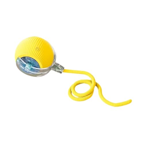 Baoblaze Interaktives Katzenspielzeug, Ball, automatische Bewegung, Haustier-Übungsspielzeug, lustig, niedlich, rollender Ball, Haustierball für Kätzchen, Gelb Baoblaze Interaktives Katzenspielzeug, Ball, automatische Bewegung, Haustier-Übungsspielzeug, lustig, niedlich, rollender Ball, Haustierball für Kätzchen, Gelb von Baoblaze