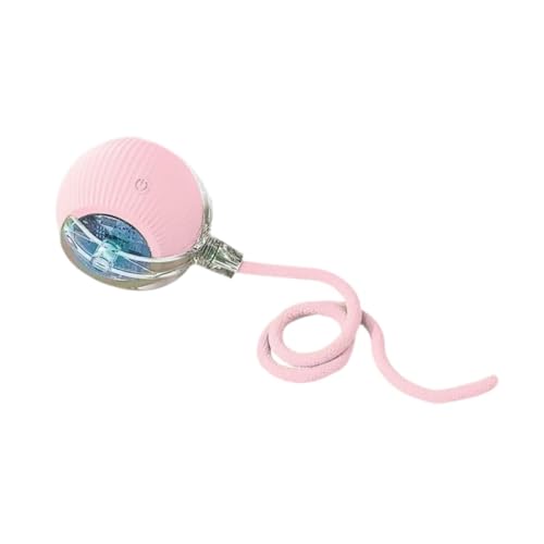 Baoblaze Interaktives Katzenspielzeug, Ball, automatische Bewegung, Haustier-Übungsspielzeug, lustig, niedlich, rollender Ball, Haustierball für Kätzchen, Rosa von Baoblaze