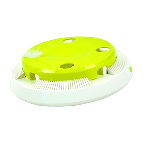 Baoblaze Interaktives Katzenspielzeug, bewegliches Katzenspielzeug, lustiges Training, automatisches rotierendes Spielzeug, Grad drehbarer, GRÜN von Baoblaze