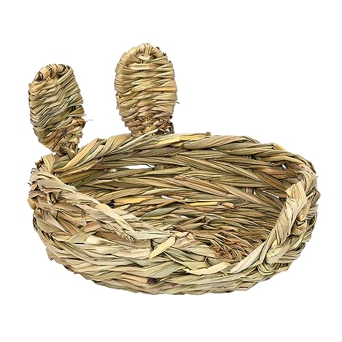 Baoblaze Kaninchen-Grasbett, Hasenbett, Nest, Grasbett, Hütte, Stroh, Hamsternest, Käfige, Ruhekorb, Haustier-Heubett, Grashaus für Kaninchen und Chinchilla, Stil mit halber Öffnung Baoblaze Kaninchen-Grasbett, Hasenbett, Nest, Grasbett, Hütte, Stroh, Hamsternest, Käfige, Ruhekorb, Haustier-Heubett, Grashaus für Kaninchen und Chinchilla, Stil mit halber Öffnung von Baoblaze