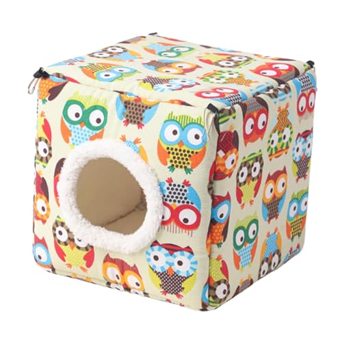Baoblaze Kaninchenbett, warmes Haus, Meerschweinchenbett, verdicktes, weiches Winter-warmes Kaninchen-Verstecknest für Innenkaninchen, Zuckergleiter, kleines, Mittel Baoblaze Kaninchenbett, warmes Haus, Meerschweinchenbett, verdicktes, weiches Winter-warmes Kaninchen-Verstecknest für Innenkaninchen, Zuckergleiter, kleines, Mittel von Baoblaze