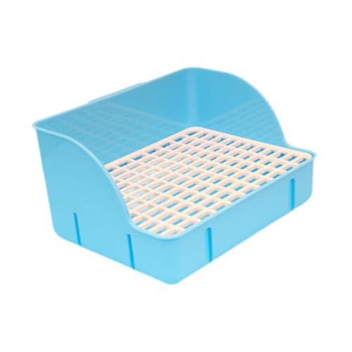 Baoblaze Kaninchenstreu Pfanne für Käfigdrüsenpfanne, kleine Tierschale Bettpaner Haustiertoilettenecke, Blau Baoblaze Kaninchenstreu Pfanne für Käfigdrüsenpfanne, kleine Tierschale Bettpaner Haustiertoilettenecke, Blau von Baoblaze