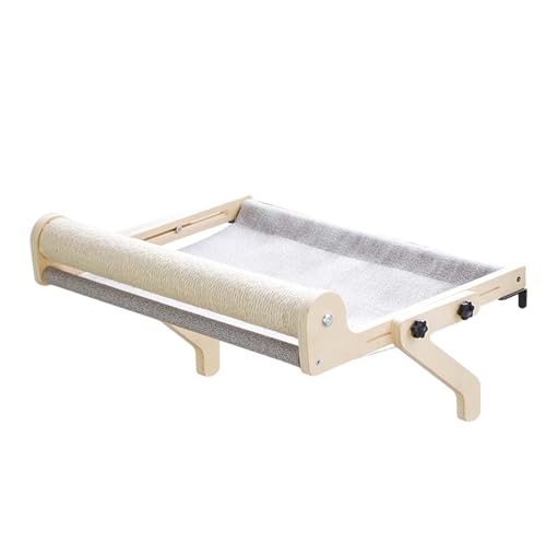 Baoblaze Katzen-Hängematte, Fenstersitz, Bett, ohne Bohren, langlebig, waschbar, Regal, Haustier-Katzenbett zum Faulenzen, Schlafen, Innenmöbel, Kätzchen Baoblaze Katzen-Hängematte, Fenstersitz, Bett, ohne Bohren, langlebig, waschbar, Regal, Haustier-Katzenbett zum Faulenzen, Schlafen, Innenmöbel, Kätzchen von Baoblaze