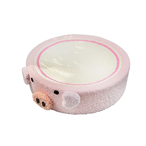 Baoblaze Katzen-Kratzschüssel, Kratzlounge, Bett, Sofa, Kratzunterlage, Schüssel, Liege, Kratzunterlage, Nest zum Spielen von Kätzchen, kleinen, Schwein Rosa von Baoblaze