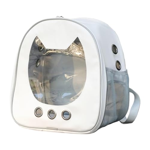 Baoblaze Katzen-Rucksack für kleine Katzen, Rucksack mit transparentem Fenster, tragbarer Haustier-Tragerucksack, Raumkapsel für Reisen und Wandern von Baoblaze