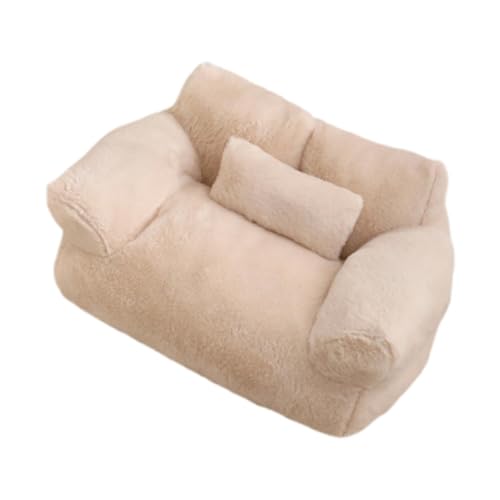 Baoblaze Katzencouch, Haustiercouch, waschbar, modisch, rutschfeste Unterseite, tragbar für Hauskatzen, Plüsch-Hunde-/Katzen-/Haustiercouch für Welpen, Weiß Baoblaze Katzencouch, Haustiercouch, waschbar, modisch, rutschfeste Unterseite, tragbar für Hauskatzen, Plüsch-Hunde-/Katzen-/Haustiercouch für Welpen, Weiß von Baoblaze